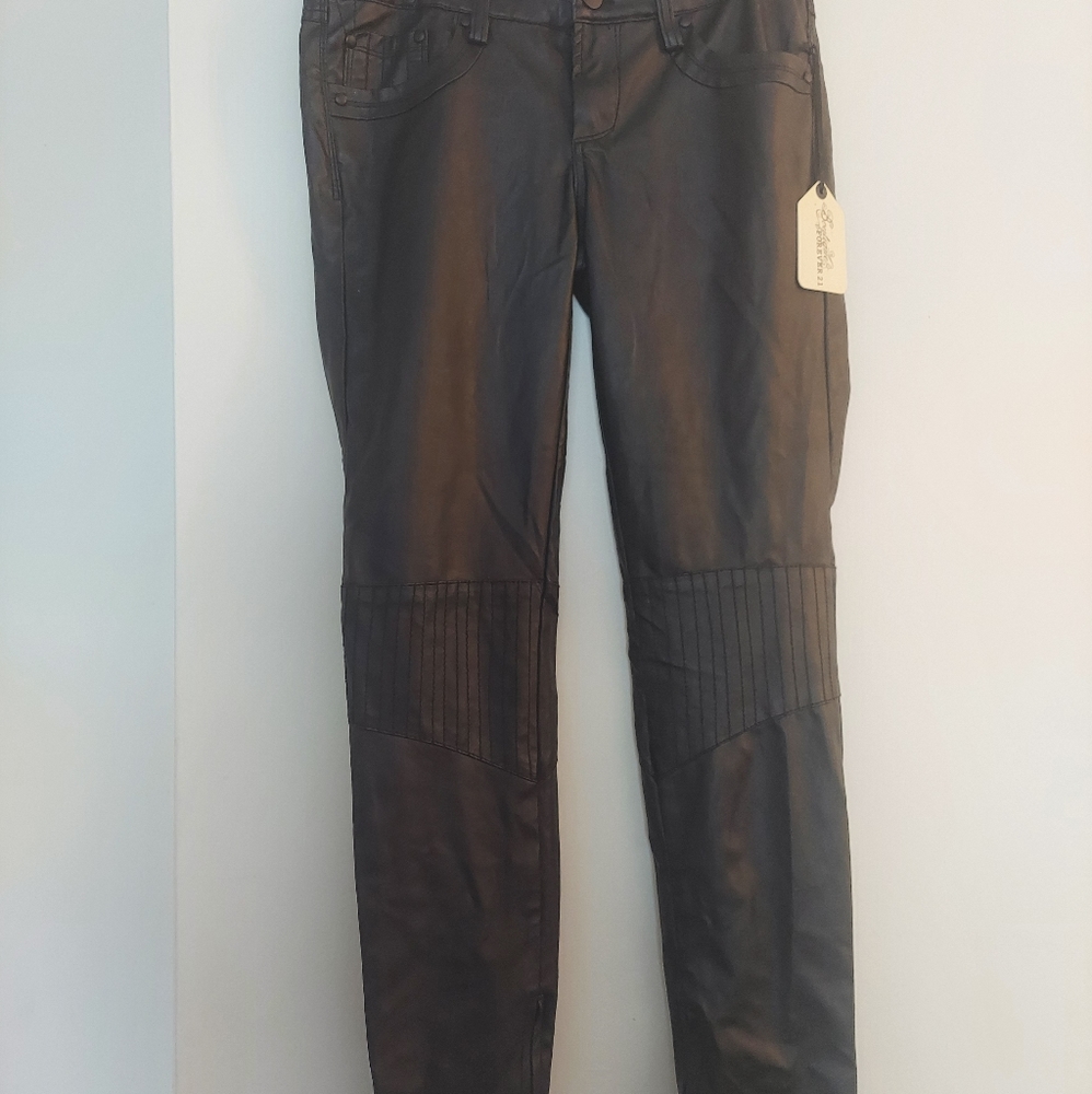 Forever 21 faux leather pants